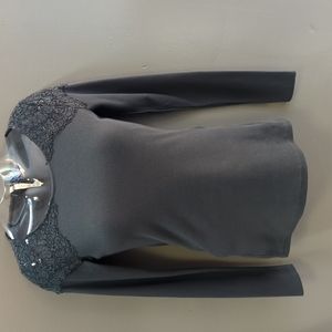 Long Sleeve Dark Gray Shirt Size Medium